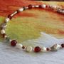 Pearl, Gemstone And Silver Statement Necklace, thumbnail 2 of 2