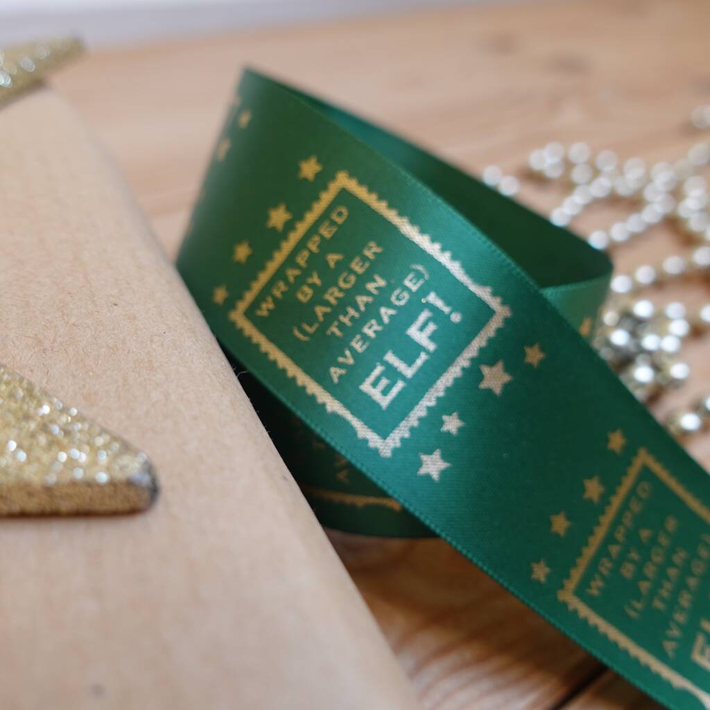 Luxury Green 'Elf' Christmas Ribbon By Yellow Green Blue ...