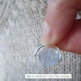Sterling Silver 925 I Love You Spinning Hidden Message Necklace, thumbnail 3 of 9
