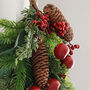 Red Berry And Pine Swag Wreath, thumbnail 2 of 2