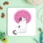 Cat Coaster Cats In Hats And Wigs Coasters, thumbnail 3 of 12