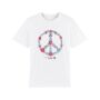 Flower Peace Logo Premium Organic Cotton T Shirt, thumbnail 3 of 3