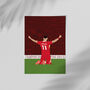 Mo Salah Liverpool Champions Print, thumbnail 2 of 4