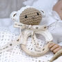Personalised Baby's First Tiny Lamb Rattle, thumbnail 1 of 8