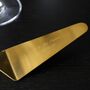 Personalised Brass Wedding Cake Slice, thumbnail 2 of 5