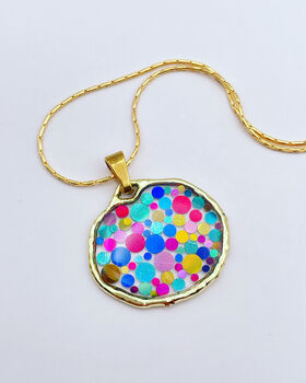 Super Sparkly Disco Necklace Small Hand Made, 2 of 5