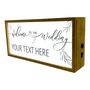 Personalised Light Box Welcome To The Wedding Sign, thumbnail 2 of 7