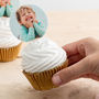 Personalised Picture Cupcake Cake Topper Set Of Five, thumbnail 2 of 2