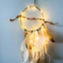 Autumn Tree Stem Boho LED Dream Catcher, thumbnail 4 of 7