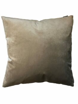 Antique White Velvet Poppy Cushion, 3 of 7