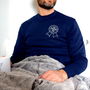 Personalised Embroidered Best Dad Rosette Jumper, thumbnail 1 of 4