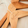 Personalised Bridesmaid Wooden Hanger, thumbnail 2 of 4