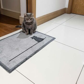 Sitting Cat Doormat, 7 of 10