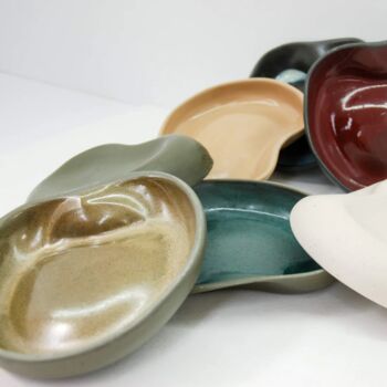 Hic Ceramics Handmade Curves Bowl Double Face, 4 of 4