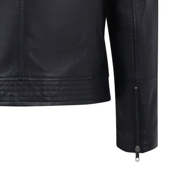 Luxury Biker Leather Jacket Men's, 10 of 10