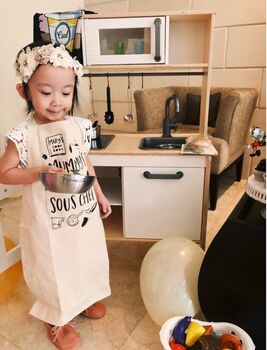 Personalised 'Mummy's Little Chef' Apron, 7 of 11