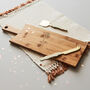 Birth Flower Wooden Birthday Chopping Board, thumbnail 1 of 5