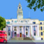 The Old Marylebone Town Hall, West London Art Print, thumbnail 2 of 2