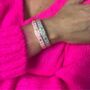 Enamel Bracelet | Celestial Dreams | Baby Pink, thumbnail 3 of 5
