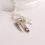 Personalised Memorial Name Tag And Charm Pendant, thumbnail 2 of 3
