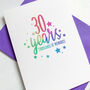 Personalised Memories Anniversary/Birthday Card, thumbnail 1 of 6