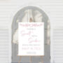 Wedding Choose A Seat Sign Pink Cherry Blossom, thumbnail 2 of 5