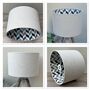 Phoenix Blue Deluxe Geometric Patterned Lampshades, thumbnail 8 of 10