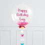 Personalised Butterfly Birthday Bubble Balloon, thumbnail 1 of 3