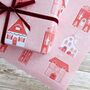 Cosy Winter Cottages Christmas Wrapping Paper, thumbnail 5 of 5