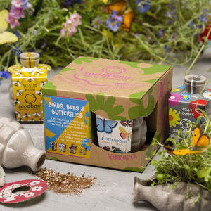 Gardening Gifts Gift Ideas For Gardeners Notonthehighstreet Birds Bees And Erflies Seedbom Gift Box Seeds Bulbs