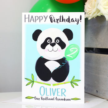 Personalised Panda Relation Birthday Card, 6 of 11
