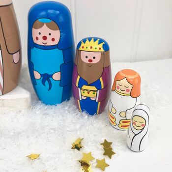 Christmas Stacking Nativity Figures, 2 of 4