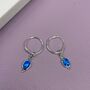 925 Sterling Silver Dreamy Sleepers Blue Opal, thumbnail 11 of 12