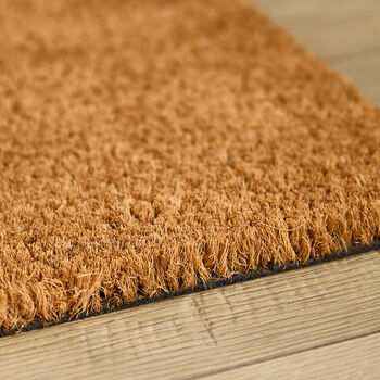 Hello Print Natural Coir Door Mat, 3 of 3