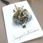 Congratulations Personalised Dried Flower Bouquet Card, thumbnail 8 of 10