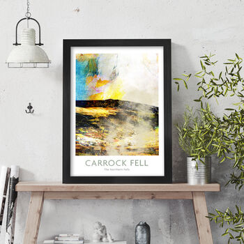 Carrock Fell Abstract Poster Print, 2 of 2