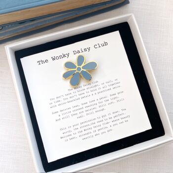 The Wonky Daisy Club Pin Badge | You Are Enough / Positive Gift For Mum, Sister Or Friend, 7 of 11