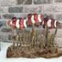 Hand Carved Wooden Clownfish Shoal Ornament, thumbnail 4 of 10