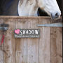 Personalised Stable Door Name Plaque For Horses, thumbnail 1 of 6