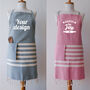 Personalised Cotton Apron, Tea Towel, Christmas Gift For Her, thumbnail 1 of 12