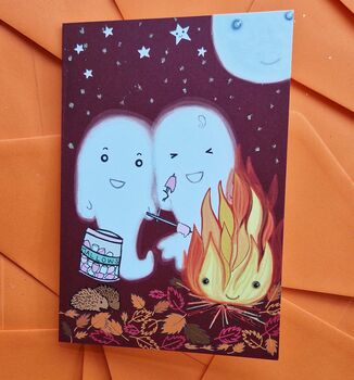 'Halloween' Mixed Pack Of Eight Cards, 7 of 9