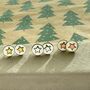 Star Stud Earrings With Silver Rose Or Gold Colour Star, thumbnail 1 of 12