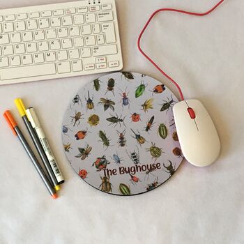 Personalised Handprinted Various Insects Mouse Mat, 5 of 7
