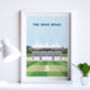 Contemporary County Cricket Ground Poster Gift, Framed Or Unframed, thumbnail 8 of 9