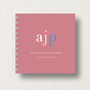 Personalised Monogram Initials Small Notebook, thumbnail 9 of 10