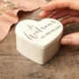 Personalised Ring Box Wedding Gift, thumbnail 2 of 7