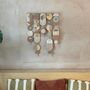 Modern Wall Art With Gold Metal Hoop Detailing And Blush Pink Accents, thumbnail 6 of 6