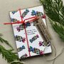 Set Of Six Scottish Christmas Cards With Tartan Pattern, thumbnail 1 of 9