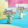 Gold Pineapple Placecard Holder, thumbnail 1 of 3