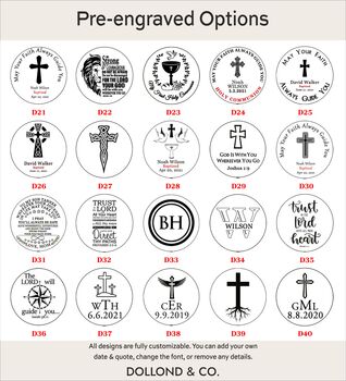 Personalised Gimbal Compass For First Communion, Confirmation, Baptism, Christening Gift, 9 of 11